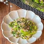 【5分でできるレンチン副菜！】チンゲンサイのごまツナ和え
