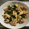 料理初心者の社会人2年生の作ってみた!投稿(食べるラー油がポイント♡豚こまとほうれん草のマヨ醤油炒め)