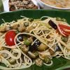 Yukkの作ってみた!投稿(美味しすぎる〖夏野菜の冷製パスタ〗自家製オリーブごまソース♪)