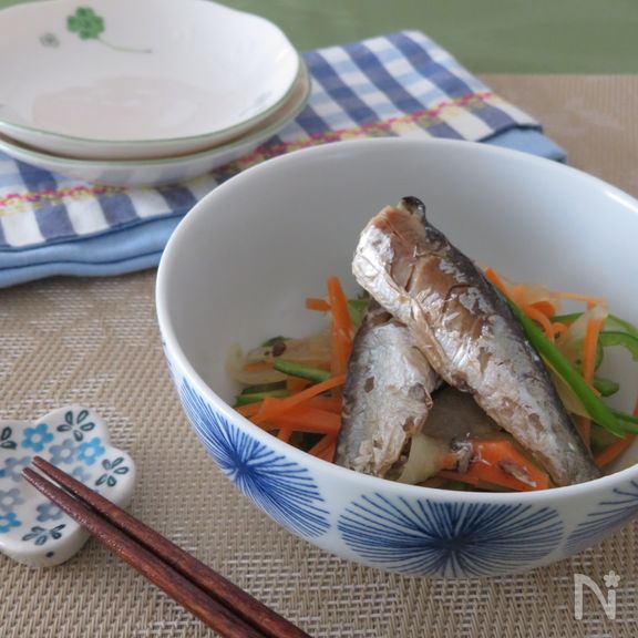 オイルサーディンの中華マリネ☆節分にも♪