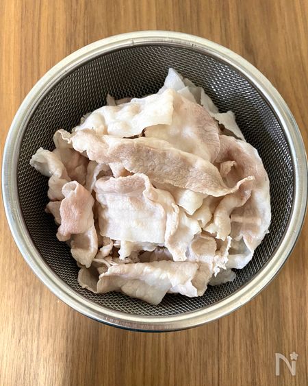 柔らか豚しゃぶサラダ工程3
