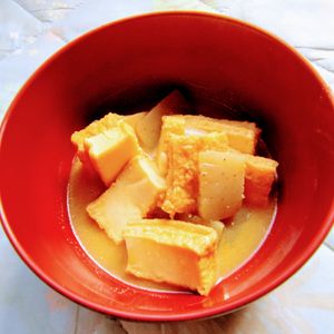 ❀苺涙花*(もなか)❀の作ってみた!投稿(【厚揚げとこんにゃくのどて煮風】すぐでき!節約おつまみ副菜♬)