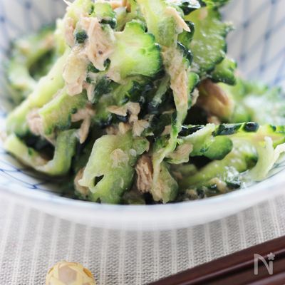ゴーヤとツナ缶の簡単ナムル