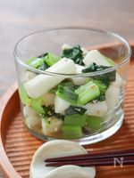 長芋と小松菜のだしあえ