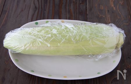 レンジで簡単!とうもろこしの茹で方工程1