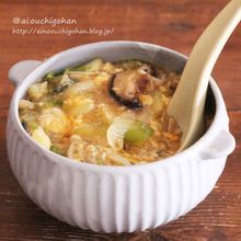 めんつゆで失敗なし＊白菜とたっぷりきのこのとろみたまごスープ