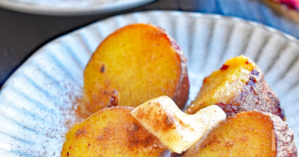 3分で焼き芋スイートポテト シナモンバター風味 By 簡単料理研究家 服部みどり レシピサイト Nadia ナディア プロの料理家のおいしいレシピ