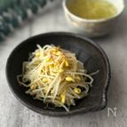 豆もやし１袋で２品作る「豆もやしナムル」と「スープ」