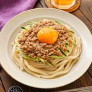 【レンジだけ！肉味噌冷やしうどん】火を使わない！簡単レシピ