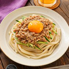 【レンジだけ！肉味噌冷やしうどん】火を使わない！簡単レシピ