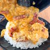 【簡単なのにおいしすぎる!】とろとろ卵のペペロンチーズ丼の工程3