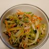 にゃんこさん🐱の作ってみた!投稿(ささみとシャキシャキ野菜の梅だれ和え)