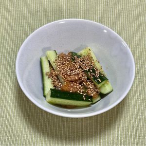 キャピタンの作ってみた!投稿(【やみつき梅きゅうり】ポリポリ食感×梅干しの酸味が相性抜群♪)