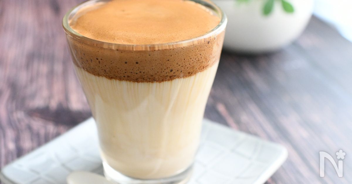 ふわふわほろ苦「ダルゴナコーヒー」#달고나커피