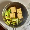 【小松菜と厚揚げのカレー風味煮びたし】我が家の定番♪の工程2