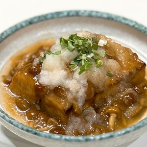 Belleの作ってみた!投稿(もっちり＆とろ～り♪焼き厚揚げのなめこみぞれ煮)