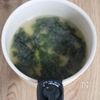 5分でできる♪ふんわり卵とわかめの中華スープの工程1