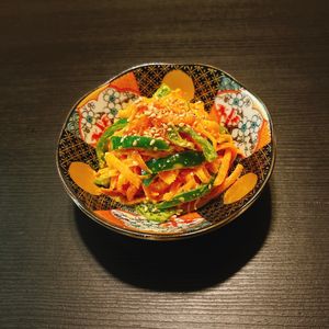 りんの作ってみた!投稿(【にんじんとピーマンのごまマヨ】レンチンで簡単！常備菜にも♡)