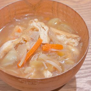 ミルクの作ってみた!投稿(【切干大根とえのきのみそ汁】栄養もうま味もたっぷり具だくさん)