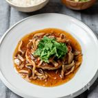 【豆腐の和風ハンバーグ〜きのこあん】ダイエット中にも♪