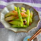 【３分副菜】お弁当の隙間埋めに！アスパラと桜えびのおかか和え