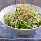 もやしと豆苗のツナレモンナムル