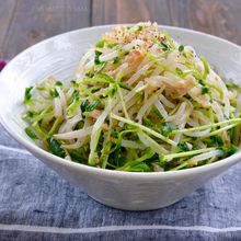 もやしと豆苗のツナレモンナムル