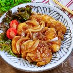 やわらかチキンのしょうが焼き