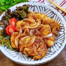 やわらかチキンのしょうが焼き