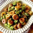 カリッと止まらない♪【オクラとちくわのコロコロ磯辺揚げ】
