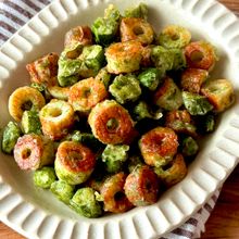 カリッと止まらない♪【オクラとちくわのコロコロ磯辺揚げ】