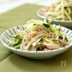 さっぱり、シャキッと。もやしときゅうりの中華風酢の物