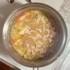 【豚肉のごま豆乳うどん】コク深いつゆが決め手!の工程4