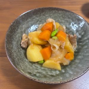 こむぎの作ってみた!投稿(関西では珍しいかな？「豚肉じゃが」)