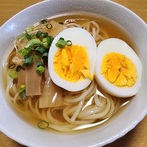 ナムディの作ってみた!投稿(夏乗り切る！ヘルシーなのに大満足【醤油ラーメン風にゅうめん】)