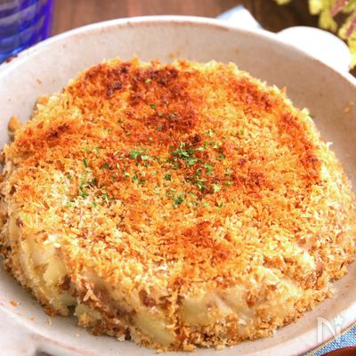 ヘルシーなオープンコロッケ『揚げないのに食べたらコロッケ♪』