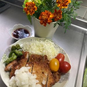 そら・ゆずの作ってみた!投稿(【基本のとんかつ(おろしそぽん酢)】一生物のレシピ)
