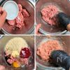 丸めないイタリアンハンバーグ│ジューシートマト&とろりチーズの工程2