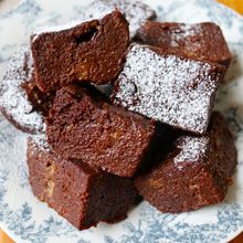 レンジ5分！【濃厚チョコバナナブラウニー】しっとり食感♩