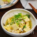 じゅわっとしみ旨♪高野豆腐と鶏ひき肉のやさしい卵とじ