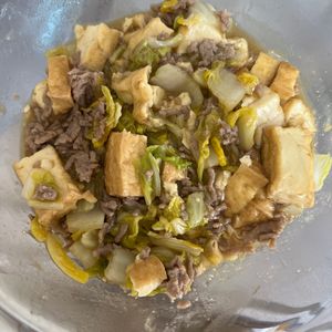 ちあきの作ってみた!投稿(【レンジで！白菜と厚揚げのそぼろあん丼】ぱぱっと時短でできる)