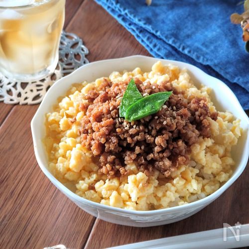 簡単10分☆あっという間の二色丼。