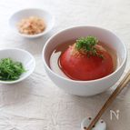 まるごとトマトのおすまし。