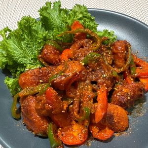 楽ラク手抜キッチン🐶🐾の作ってみた!投稿(【ウインナーとピーマンのケチャップカレー炒め】簡単で大人気♪)