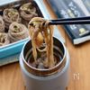 スープジャーで楽しむ!肉の旨みたっぷり贅沢つけ蕎麦弁当