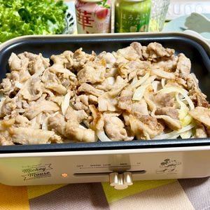 のりのり🐾🎀🤍の作ってみた!投稿(豚のスタミナ旨味噌焼き肉炒め・葉野菜に包んでも最高！)