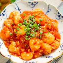 レンチン5分の「エビチリ春雨」美味しくカサ増し！