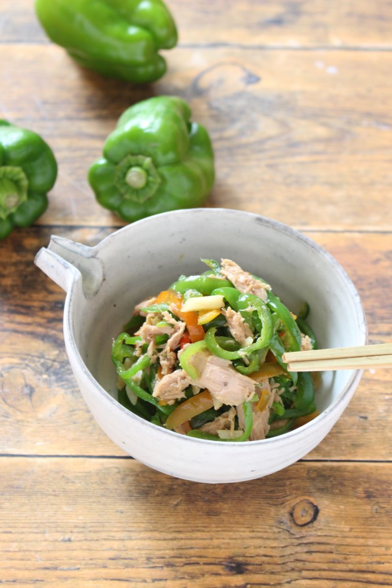 基本調味料で作る無限ピーマン ニンニク風味 レシピサイト Nadia ナディア プロの料理家のおいしいレシピ