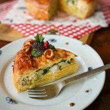 【2歳】クリスマスキッシュ【幼児食・取り分けごはん】