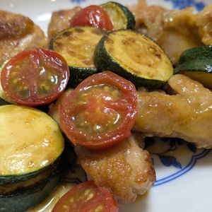 Nomigawa.Nの作ってみた!投稿(【鶏ズッキーニのトマトカレー炒め】夏野菜×スパイシー♪)